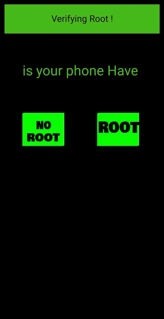 Root Required