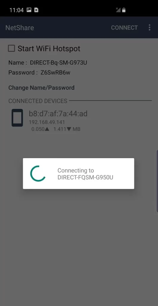 Establish a connection