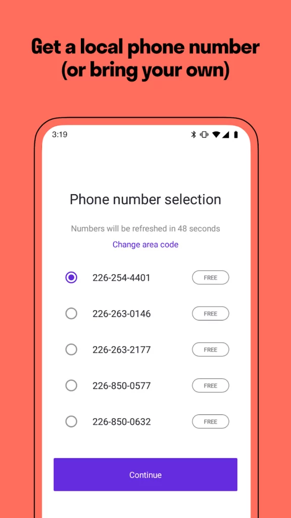 unlimited free text messages