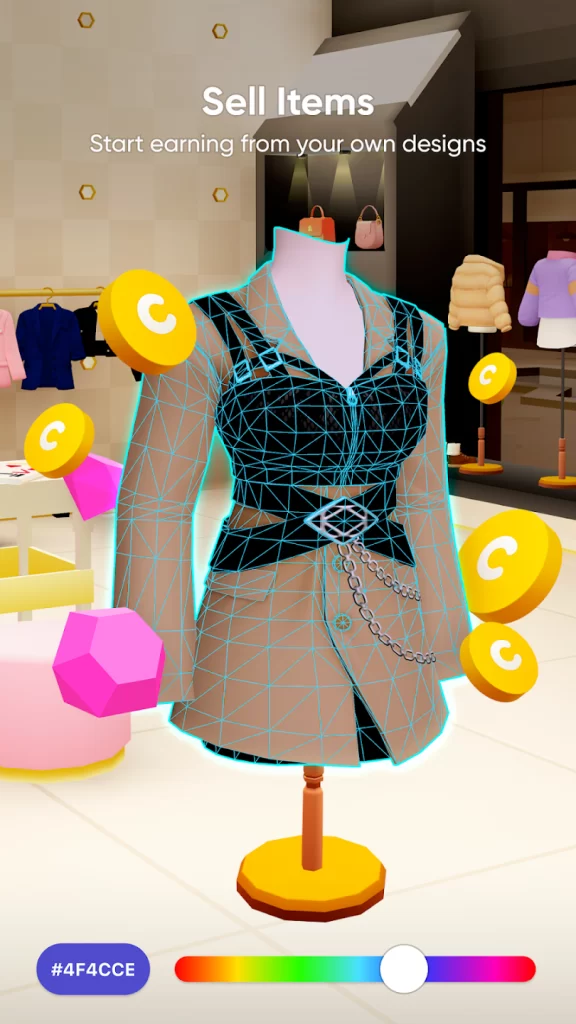 Buy the entire store with diamonds